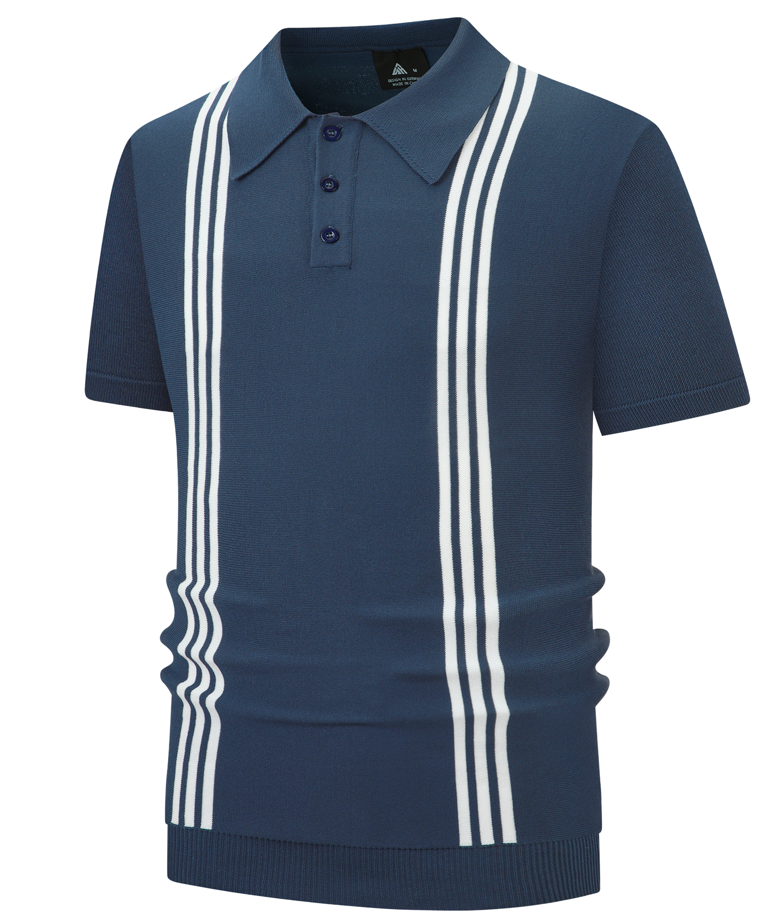 ZITY Men's Knit Short Sleeve Vintage Summer Casual Fast Dry Polo Shirt-CUMPO01703 | Zitysports