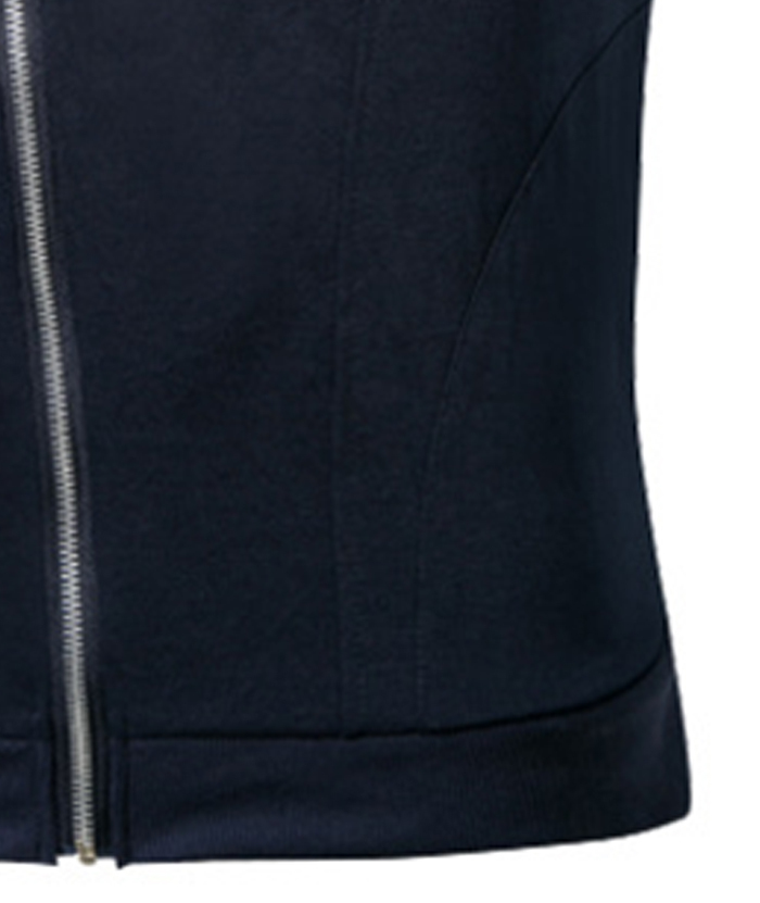 ZITY Men's Slim Fit Zip Up Vest Hoodie-DUMMG05401|Zitysports