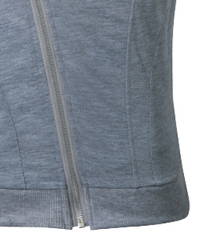 ZITY Men's Slim Fit Zip Up Vest Hoodie-DUMMG05401|Zitysports