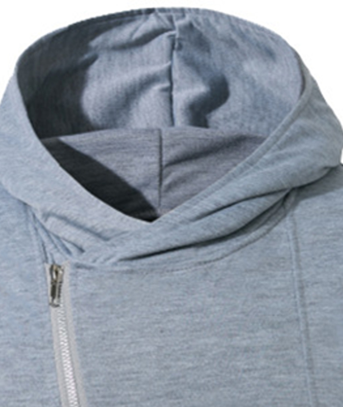 ZITY Men's Slim Fit Zip Up Vest Hoodie-DUMMG05401|Zitysports