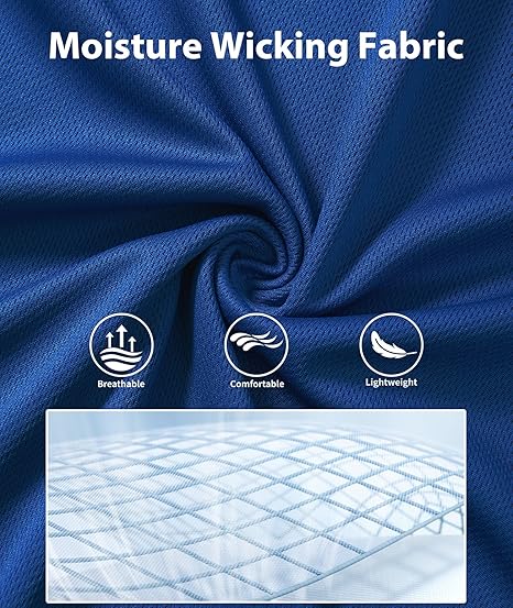 ZITY Men's Button Up Slim Fit Golf Polo Shirt-CUMPO05193