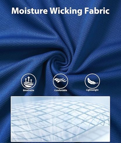 ZITY Men's Button Up Slim Fit Golf Polo Shirt-CUMPO05193