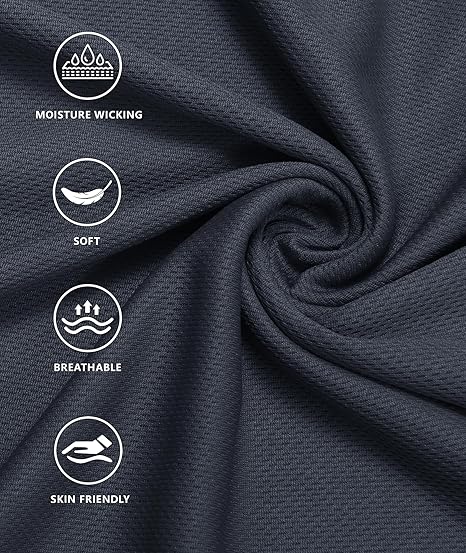 ZITY Men's Button Up Slim Fit Polo Shirt-CUMPO05192