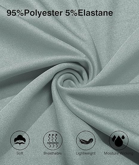 ZITY Men's Quarter Zip Slim Fit Polo Shirt-ZPK008403