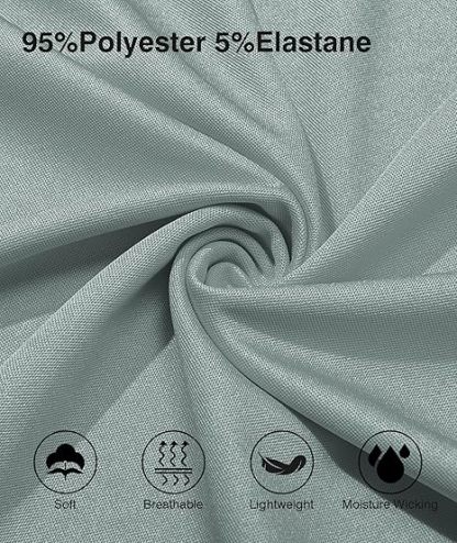 ZITY Men's Quarter Zip Slim Fit Polo Shirt-ZPK008403