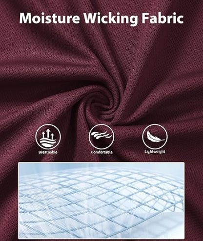 ZITY Men's Button Up Slim Fit Golf Polo Shirt-CUMPO05193