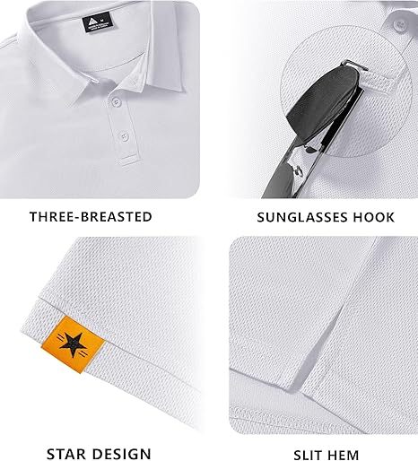 ZITY Men's Button Up Slim Fit Polo Shirt-CUMPO05192