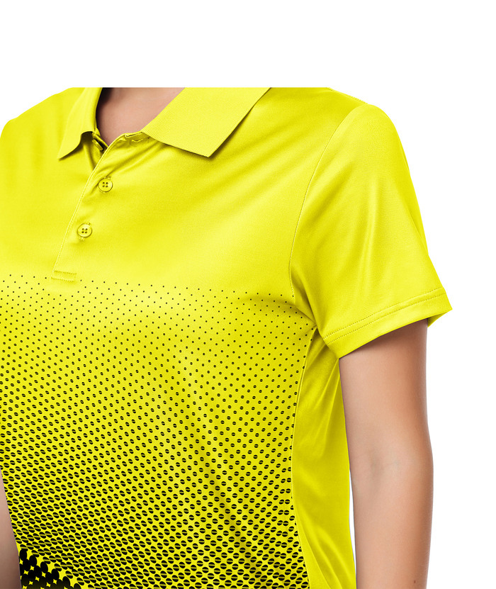ZITY Women's Tennis Button-Up Short Sleeve Fast Dry Polo Shirt-ZPK001220 | Zitysports