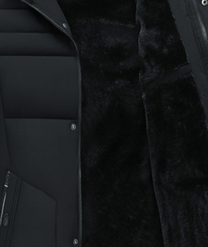 ZITY Men's Full Zipper Padded Puffer Jacket-DUMCO05535