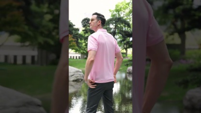 ZITY Men's Athletic Golf Polo Shirt-CUMPO01637