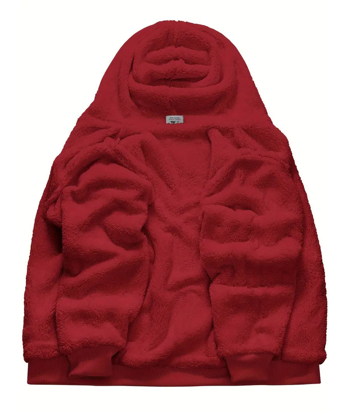 ZITY Men's Solid Hooded Jacket Thick Fleece Hoodie For Fall Winter-ZPK007270 | Zitysports