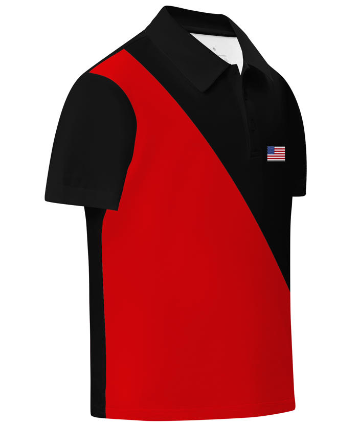 ZITY Kid's Summer Color Block Dri Fit Golf Polo Shirt-CUBPO02402