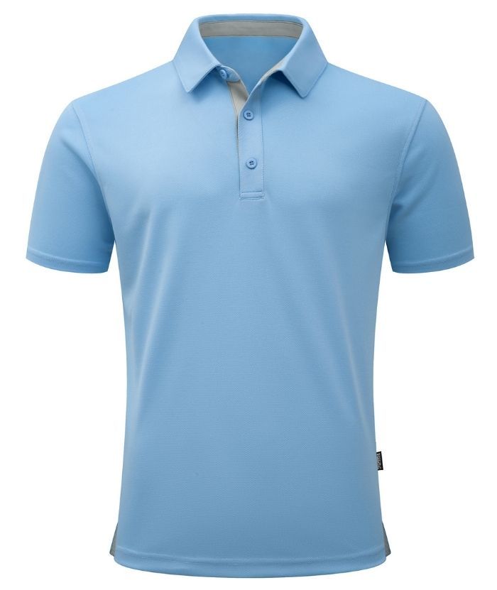 ZITY Men's Button Up Slim Fit Polo Shirt-CUMPO05188