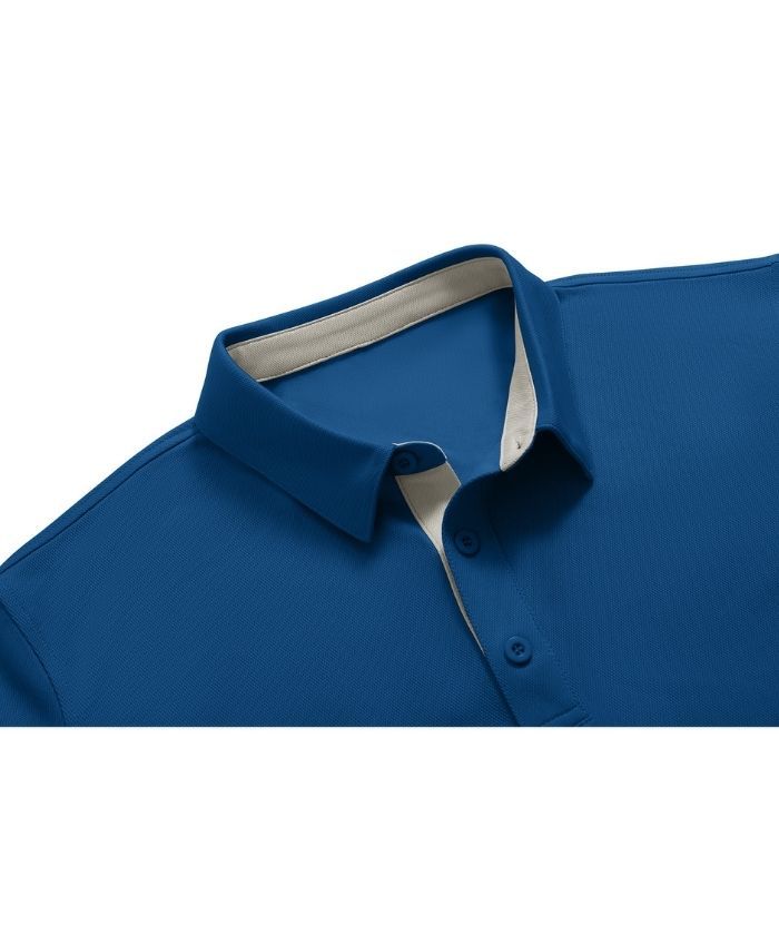 ZITY Men's Button Up Slim Fit Polo Shirt-CUMPO05188