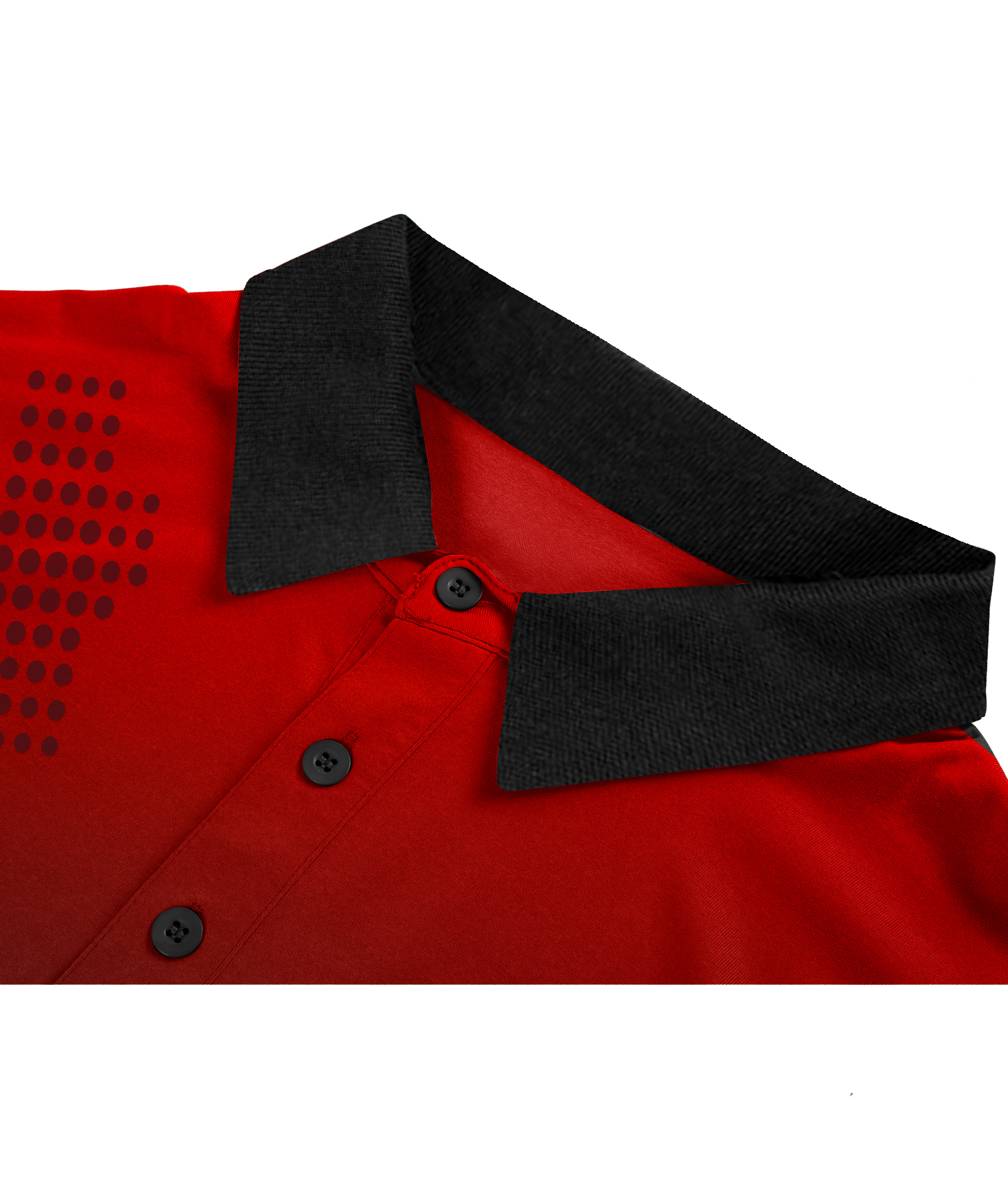 ZITY Men's Button Up Slim Fit Printed Polo Shirt-APOH700039