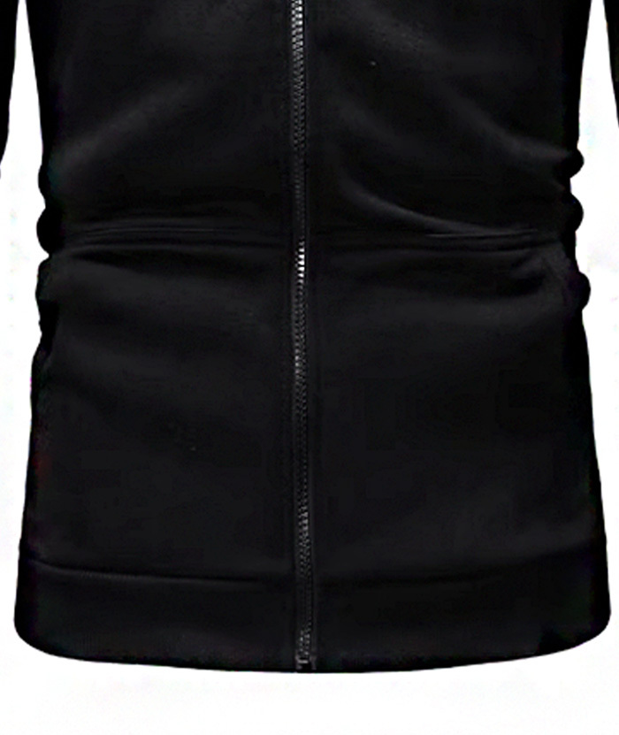 ZITY Men's Light Weight Long Sleeve Full Zip Loose Hoodie-DUMFH05073|Zitysports