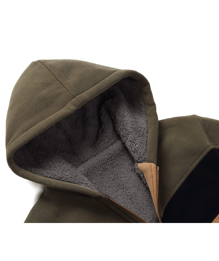 ZITY Boy's Collar Fleece Zip Up Hoodie-ZPK005858 | Zitysports