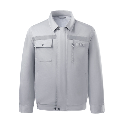 ZITY Men's 3 Hole Fans Double Pocket Sun Protection Jacket-24136