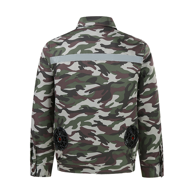 ZITY Men's 3 Hole Fans Double Pocket Sun Protection Jacket-24136