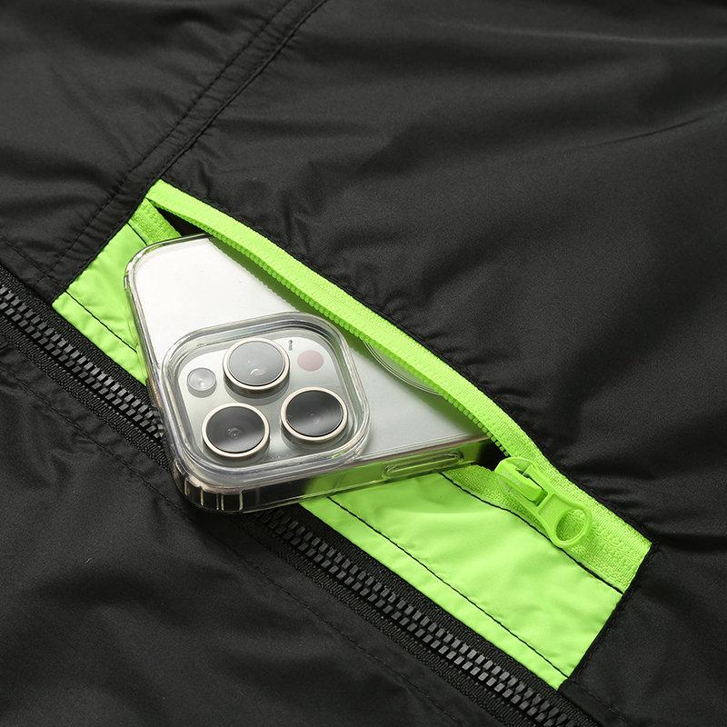 ZITY Men's 3 Holes Fans Zip Up Sun Protection Jacket-M28