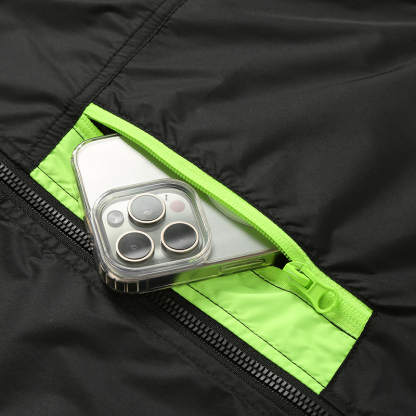 ZITY Men's 3 Holes Fans Zip Up Sun Protection Jacket-M28