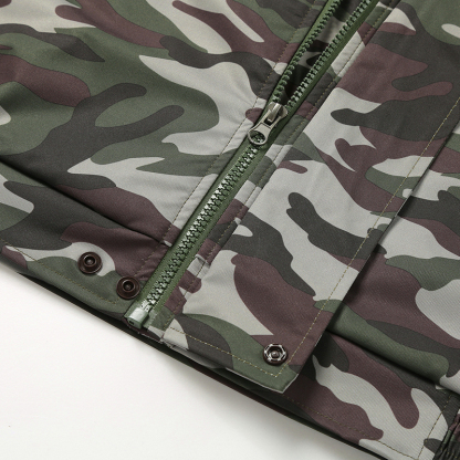 ZITY Men's 3 Hole Fans Double Pocket Sun Protection Jacket-24136