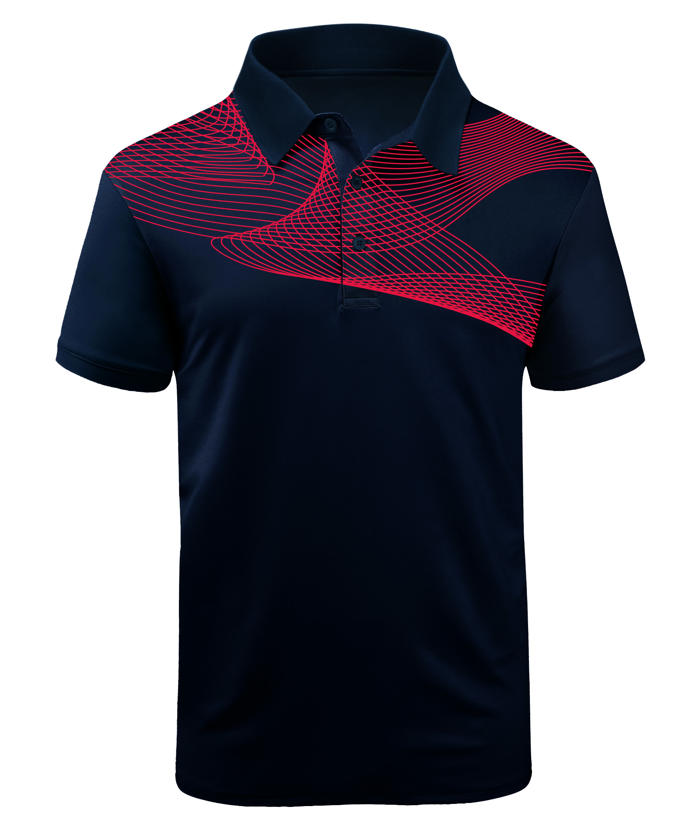 ZITY Men's Printed Dri Fit Performance Polo Shirt-CEMPO01866