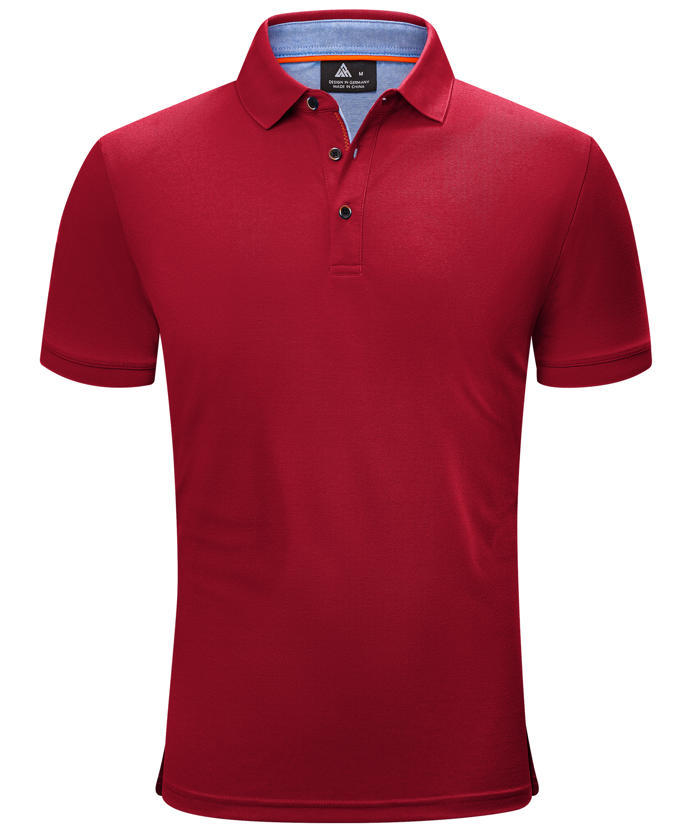 ZITY Men's Casual Solid Color Dri Fit Golf Polo Shirt-CUMPO01623