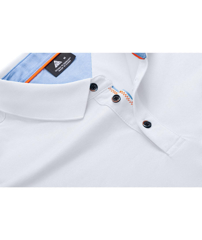 ZITY Men's Casual Solid Color Dri Fit Golf Polo Shirt-CUMPO01623