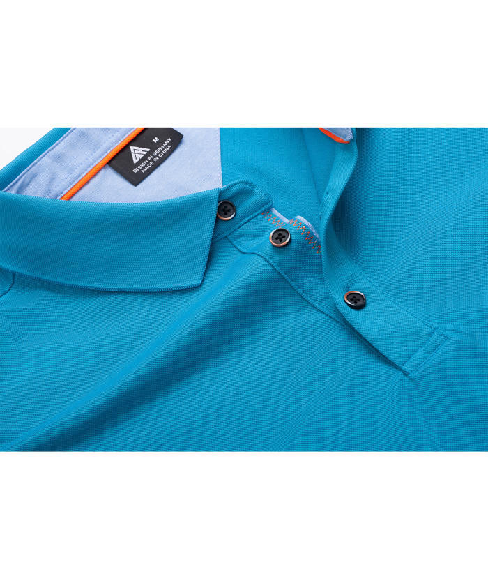 ZITY Men's Casual Solid Color Dri Fit Golf Polo Shirt-CUMPO01623
