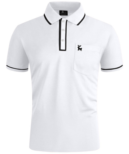 ZITY Men's Casual Slim Fit Performance Polo Shirt-CUMPO01729 