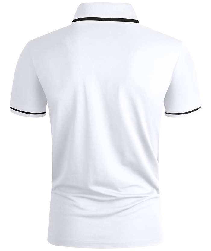 ZITY Men's Casual Slim Fit Performance Polo Shirt-CUMPO01729