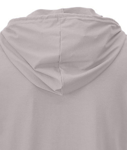 ZITY Men's Sleeveless Running Fitness Sweatshirt Button Up Hoodie-DUMMG05232 |Zitysports