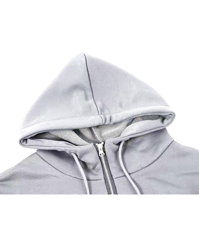 ZITY Men's 1/4 Zipper Solid Color Long Sleeve Hoodie-DUMFH05473