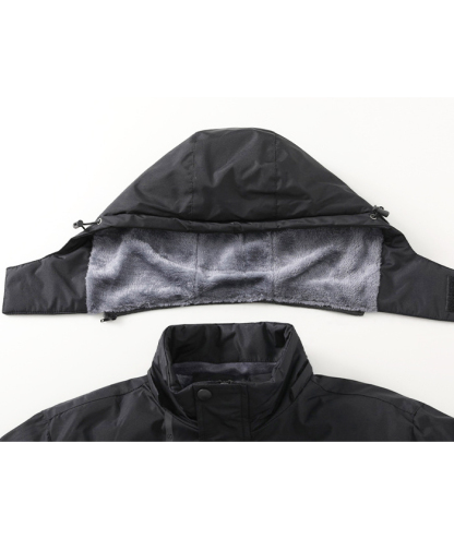 ZITY Men's Oversize Zipper Fleece Jacket-DUMCO05537