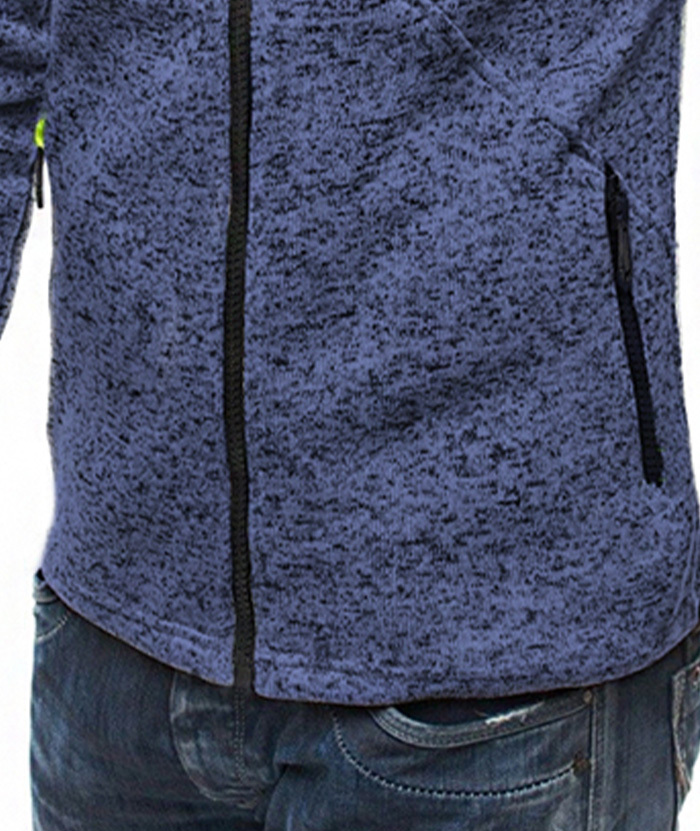 ZITY Men's Full Zipper Long Sleeve Breathable Warm Hoodie-DUMHD05096|Zitysports