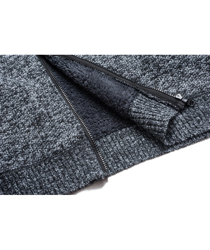 ZITY Men's Thickened Patchwork Hoodie Sweater Coat with Hood-ZPK005860 | Zitysports