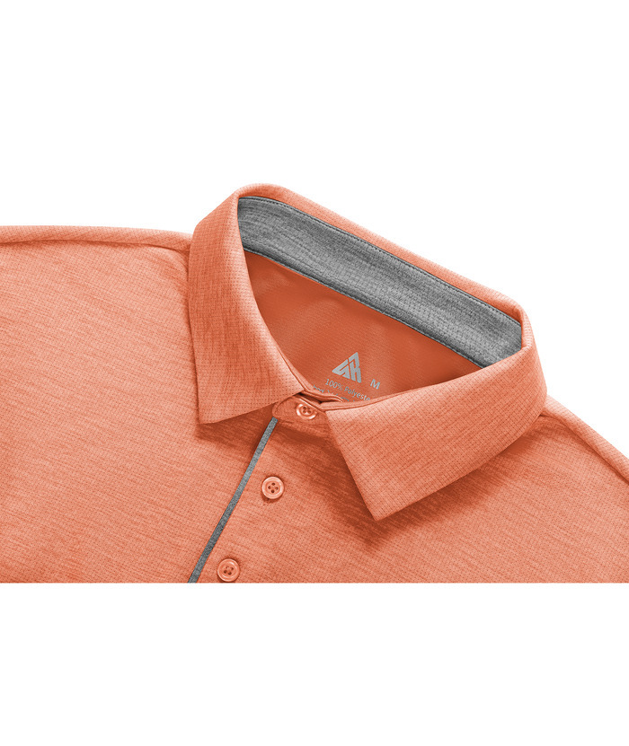 ZITY Men's Slim Fit Sports Contrast Binding Short Sleeve Lapel Polo Shirt-ZPK001232 | Zitysports