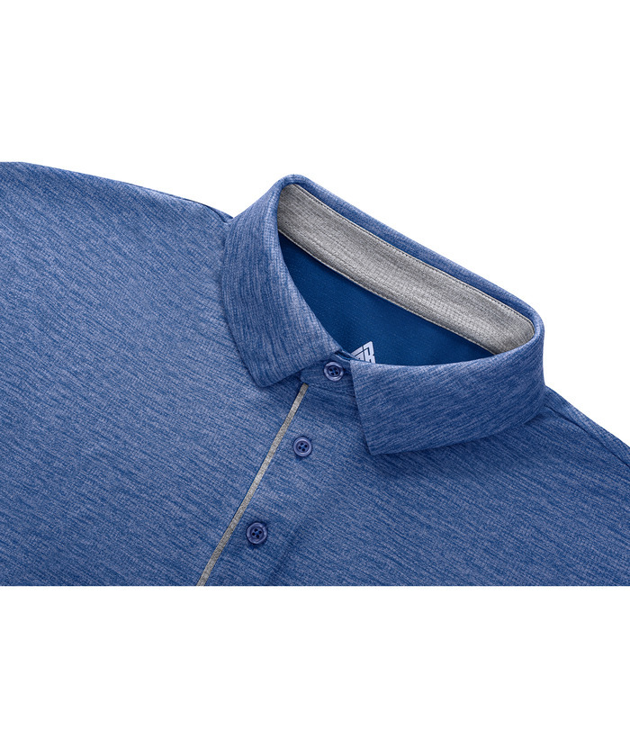 ZITY Men's Slim Fit Sports Contrast Binding Short Sleeve Lapel Polo Shirt-ZPK001232 | Zitysports