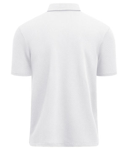 ZITY Men's Textured Dri Fit Performance Polo Shirt-CUMPO05145