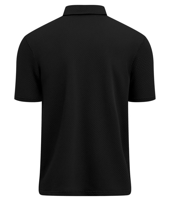 ZITY Men's Textured Dri Fit Performance Polo Shirt-CUMPO05145