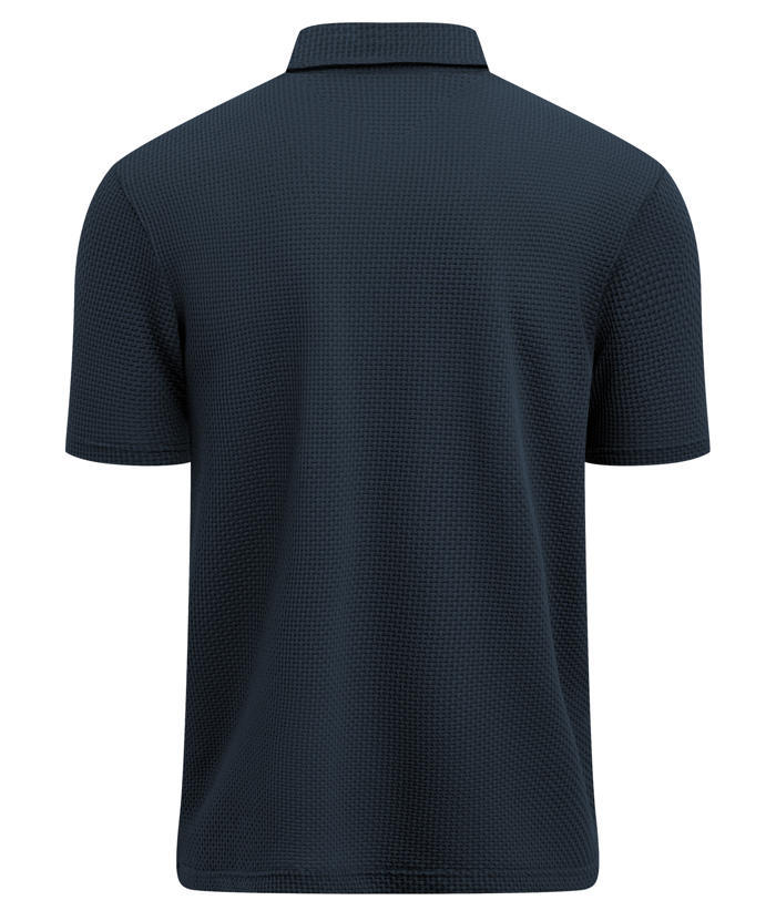 ZITY Men's Textured Dri Fit Performance Polo Shirt-CUMPO05145