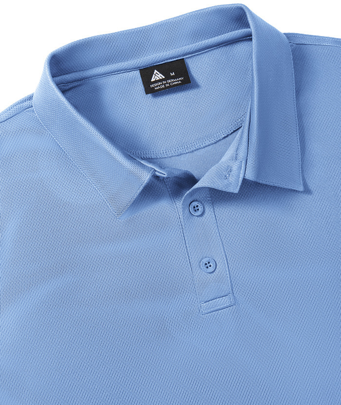 ZITY Men's Button Up Slim Fit Polo Shirt-CUMPO05192