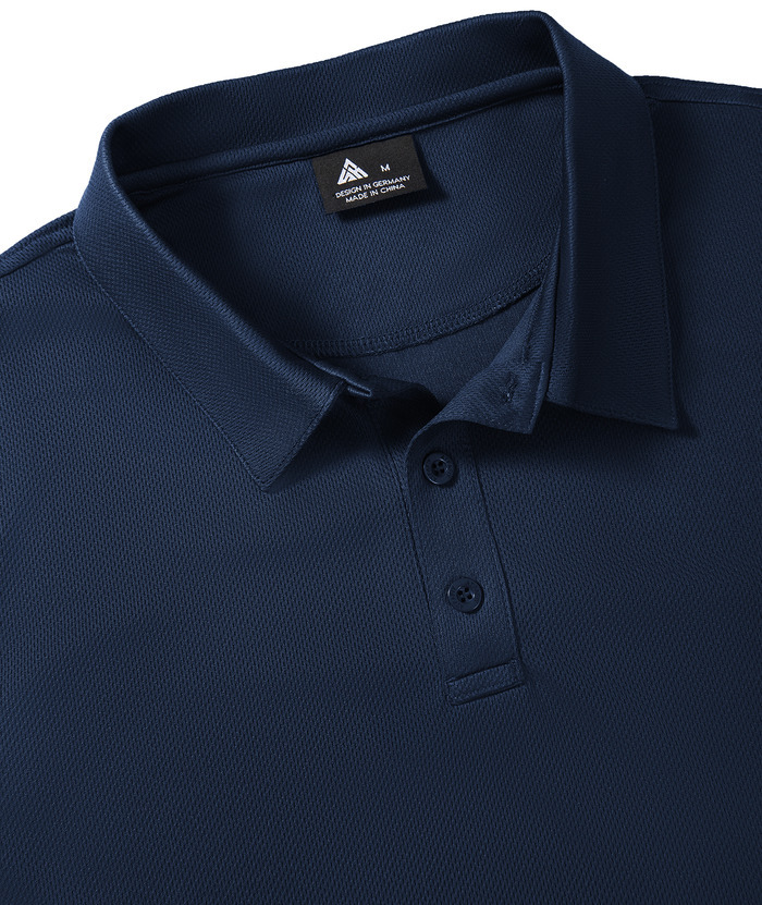 ZITY Men's Button Up Slim Fit Polo Shirt-CUMPO05192