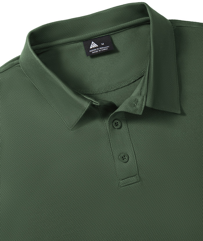 ZITY Men's Button Up Slim Fit Polo Shirt-CUMPO05192