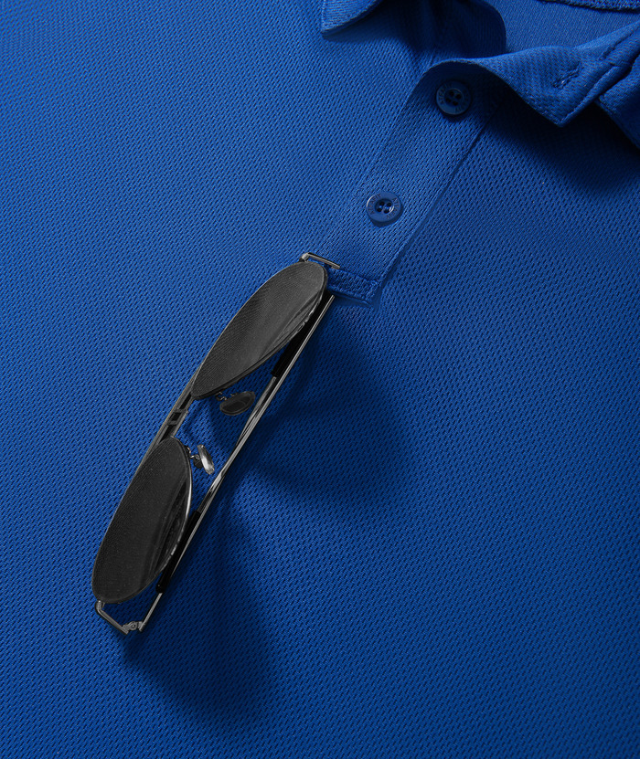 ZITY Men's Button Up Slim Fit Polo Shirt-CUMPO05192