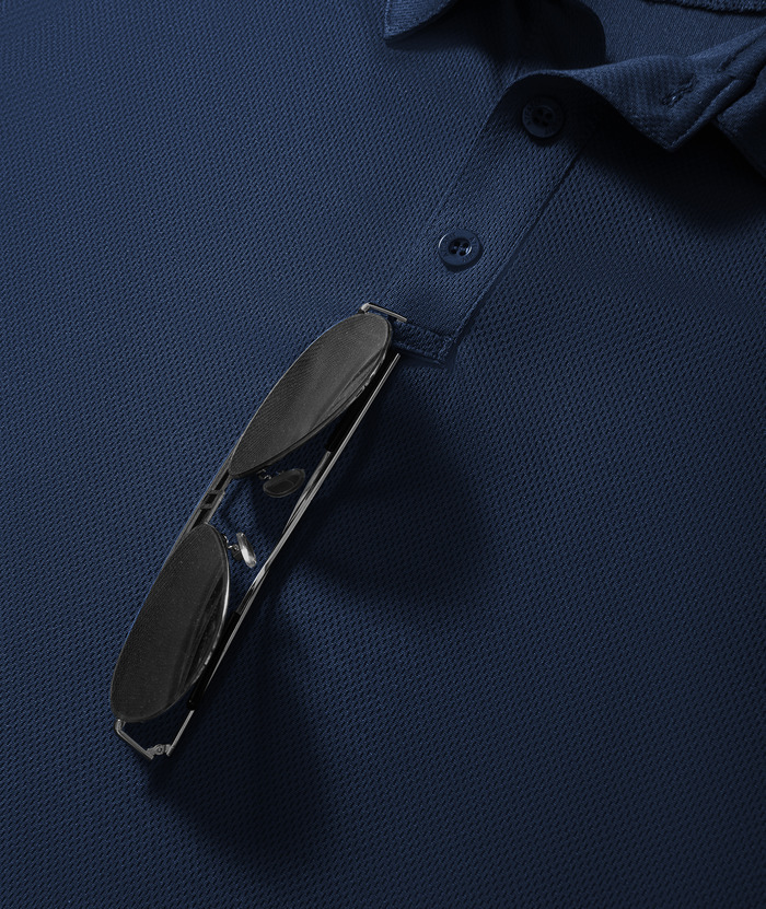 ZITY Men's Button Up Slim Fit Polo Shirt-CUMPO05192