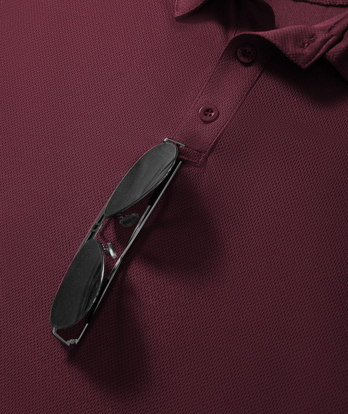 ZITY Men's Button Up Slim Fit Polo Shirt-CUMPO05192