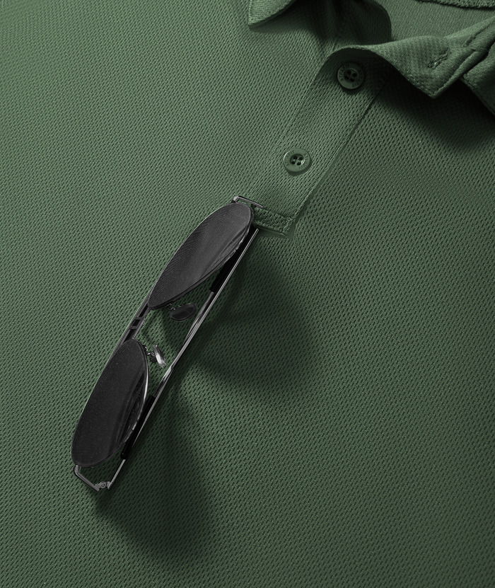 ZITY Men's Button Up Slim Fit Polo Shirt-CUMPO05192