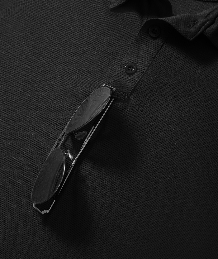 ZITY Men's Button Up Slim Fit Polo Shirt-CUMPO05192